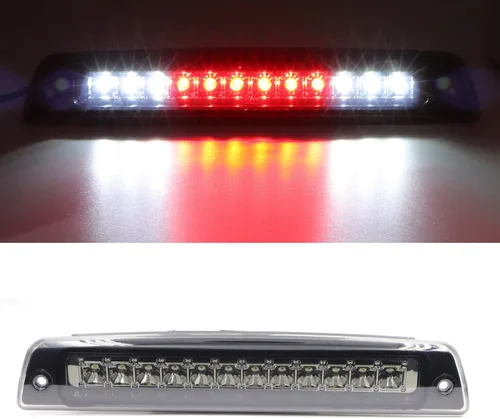 Miniatura 9 de Youxmoto Tercera luz LED de freno para Dodge Ram 1994-2001, luz de freno impermeable de montaje alto, 55077263AB (carcasa negra y lente ahumada)