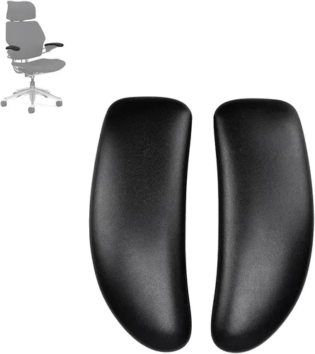 Almohadillas de vinilo para silla de oficina Freedom a escala humana, solo disponible para brazo de ajuste de altura (2D), no se adapta al brazo