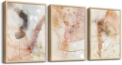 Miniatura 17 de Lienzo decorativo para pared de sala de estar, gran tamaño, geometría abstracta montaña durante el día, impresiones en lienzo para obras de arte
