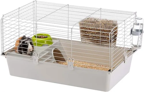 Miniatura 6 de Ferplast Jaula para cobayas y conejos Jaula para mascotas incluye todos los accesorios para comenzar y una garantía de 1 año