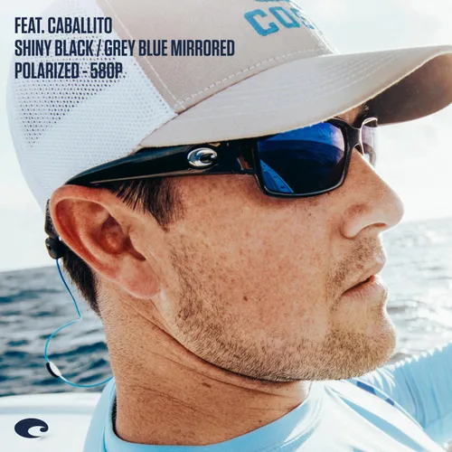 Miniatura 7 de Costa Del Mar Men's Caballito Rectangular Sunglasses
