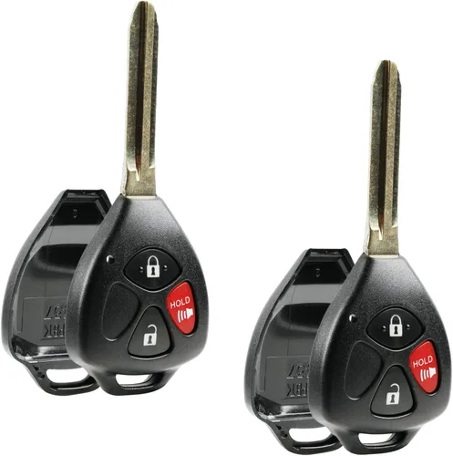 Carcasa para llavero Scion Toyota Pontiac 2006-2014 y almohadilla para control remoto sin llave (HYQ12BBY, MOZB41TG, GQ4-29T), juego de 2