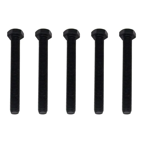 Miniatura 8 de Aicosineg M8 x 0.394 in Acero al carbono Grado 8.8 Tornillo de cabeza hexagonal externa Tornillos de rosca métrica Tornillos hexagonales sujetador