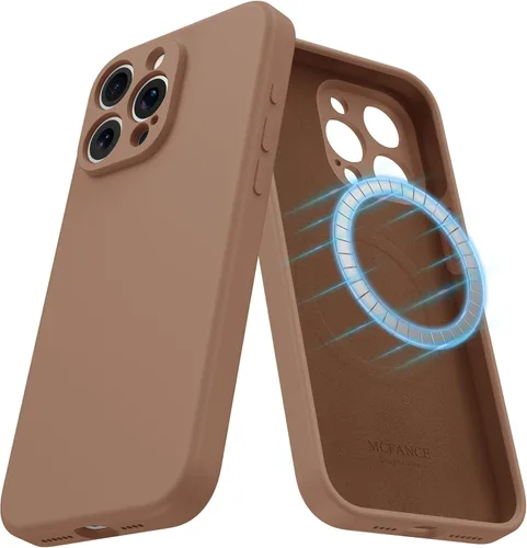 Miniatura 40 de Funda de silicona con soporte para iPhone 17 Pro [compatible con MagSafe] [Protección completa de la cámara] (6.3 pulgadas 2025), fundas de teléfono