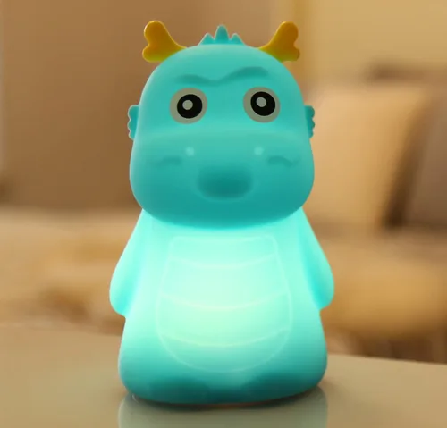 Miniatura 3 de Linda lámpara de noche para niños, linda lámpara nocturna para niños, luces de noche para niños, habitación de niños, bebé portátil, de silicona