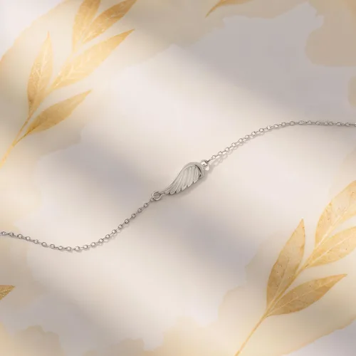 Miniatura 5 de Sofia Milani - Pulsera de plata de ley 925 maciza para mujer - Colgante de alas de pluma de ángel - 30239, Metal