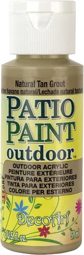 Miniatura 17 de DecoArt Patio Paint Pintura acrílica de 2 onzas color amarillo sol Sunshine Yellow