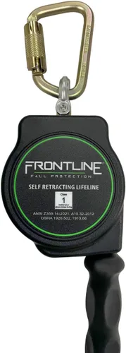 Miniatura 2 de Frontline RPG10' Cable SRL con extremo de gancho de presión de acero Cable de acero galvanizado de 3/16 pulgadas Ligero, duradero Ojo