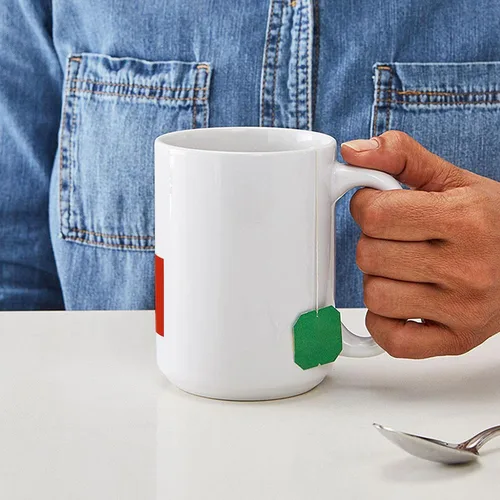Miniatura 6 de CafePress Taza de café de cerámica extra grande de 15 oz (15.0 fl oz) con bandera de Chile