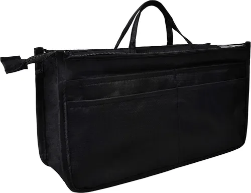 Miniatura 51 de Bolso de mano estilo cartera de Vercord para mujer con organizador incorporado, estampado bien definido, con manijas y cremallera, tamaño 2
