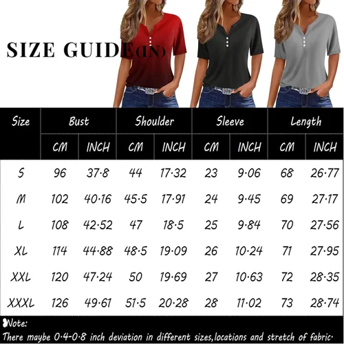 Miniatura 3 de Camisetas de lentejuelas para mujer, manga corta, cuello en V, para verano, casual, a la moda, con estampado brillante, blusas básicas