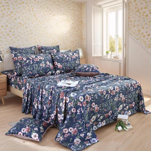Miniatura 56 de FADFAY Juego de sábanas de rosas blancas, ropa de cama vintage floral de rosas, ropa de cama estilo rústico, 100% algodón egipcio percal, 800 hilos