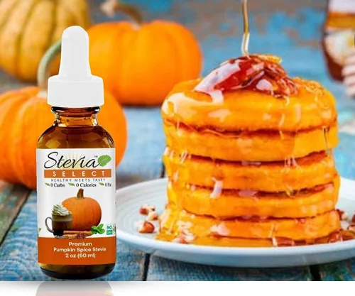 Miniatura 2 de Stevia Select Stevia Drops Pumpkin Spice, Caramel, & Maple Keto Coffee Sabores Sin Azúcar Paquete Paquete (3) Sabor Stevia 2 Oz.