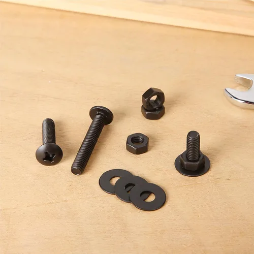 Miniatura 7 de Mr. Pen - Kit surtido de tuercas y tornillos, 113 piezas, hierro galvanizado, M4 M5 M6 Kit de tuercas y pernos métricos surtidos con caja