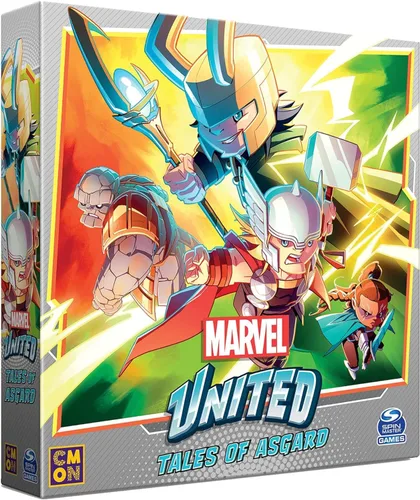 CMON Marvel United Tales of Asgard Expansion | Juego de miniaturas de mesa | Juego de estrategia | Juego cooperativo para adultos y niños | A partir