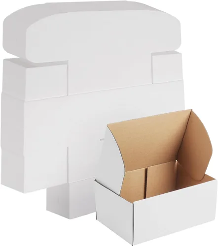 Miniatura 21 de WIFTREY Paquete de 40 cajas de envío pequeñas de 4.6 x 2.2 x 2.2 pulgadas para embalaje de pequeñas empresas, caja de correo de cartón corrugado