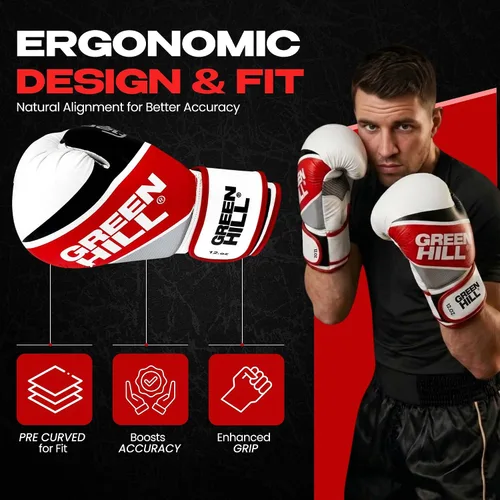 Miniatura 3 de Guantes de boxeo MMA, guantes de kickboxing - Guantes de boxeo para mujeres y hombres, guantes de entrenamiento de boxeo, guantes de entrenamiento