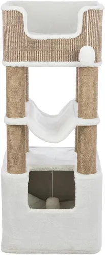 Miniatura 9 de Trixie Lucano - Árbol para gatos de 39.8 pulgadas, muebles de interior para gatos con postes rascadores de yute, condominio cubierto de sisal y Gris