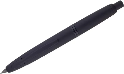 Miniatura 39 de PILOT Vanishing Point Collection - Pluma estilográfica retráctil, color azul carbonesco con detalles de rodio, tinta azul, punta fina (60149)