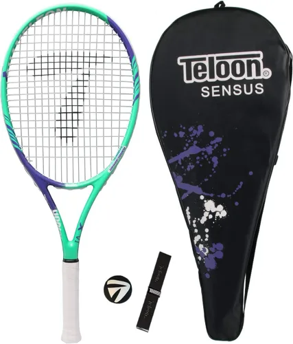 Miniatura 2 de Teloon Serie Sensus Triple absorción de impactos Raqueta de tenis para adultos, raqueta de tenis para mujer incluye funda para bolsa
