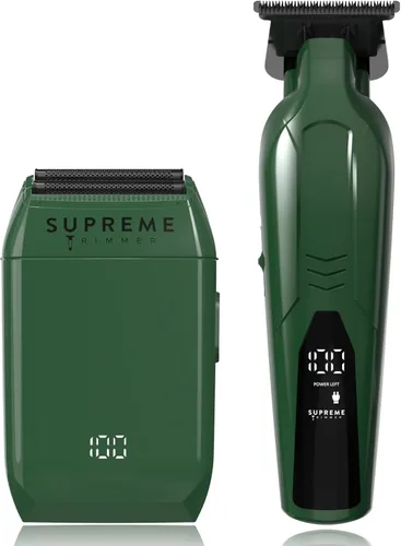 Miniatura 11 de Supreme Trimmer Vader Trimmer & Crunch Foil Shaver Kit de corte de pelo para barbería profesional DLC T-Blade Recortadora de barba ST3778 & STF602