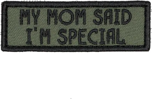 SHEVRONS My Mom Said - Parche táctico divertido para sombreros, chalecos, jeans, mochilas, toda la ropa y equipo, altamente duradero e Mi mamá dijo
