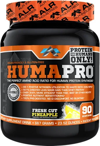 Miniatura 27 de ALR Industries Humapro Matriz de aminoácidos y proteínas para seres humanos 99% de utilización para músculo magro Vegano, sin gluten 334g