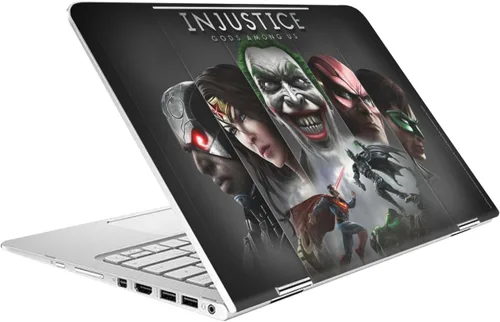 Miniatura 7 de Head Case Designs Calcomanía de vinilo con licencia oficial de Injustice Gods Among Us Joker Key Art compatible con HP Spectre Pro X360 G2 Guasón