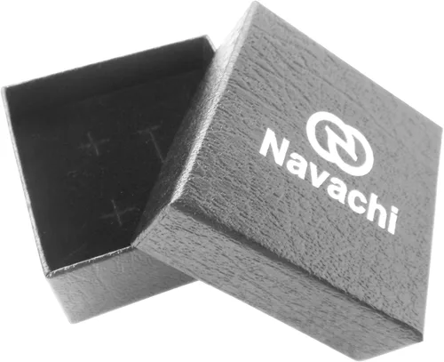 Miniatura 4 de Navachi - Aretes de cristal colorido chapado en oro de 18 quilates con perlas Omega