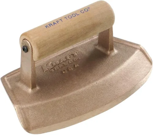 Miniatura 5 de Kraft Tool CF384 Tubo de chaflán de diámetro de bronce con mango de madera, 18 pulgadas