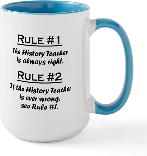 Miniatura 14 de CafePress Taza de café de cerámica para profesor/matemáticas inglesas, taza de té de 15 onzas
