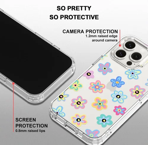 Miniatura 4 de MOSNOVO Funda para iPhone 15 Pro Max, [Buffertech Protección contra Caídas de Grado Militar 6.6ft] [Tecnología Anti Despegado] Funda para Teléfono