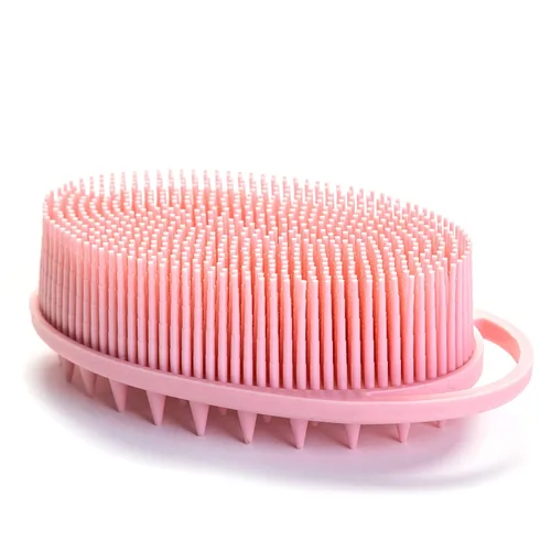 Miniatura 42 de Cepillo sensorial prémium para niños o autismo, limpiador corporal de silicona suave, 2 en 1, cepillos sensoriales para terapia ocupacional, esponja