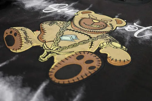 Miniatura 3 de Screenshot - Sudadera de forro polar con cuello redondo para hombre estilo urbano de hip hop sin botones