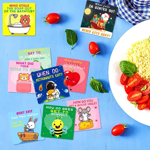 Miniatura 2 de Tarjeta de broma para niños, 107 paquetes de lonchera, notas de afirmaciones positivas, tarjetas inspiradoras y motivacionales de pensamiento de ti