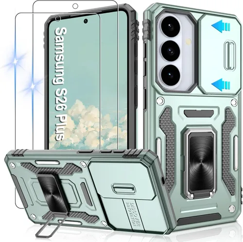 Miniatura 143 de Gritup para Samsung Galaxy S22 Funda con protectores de pantalla HD de 2 paquetes y cubierta deslizante para la cámara, protección contra caídas