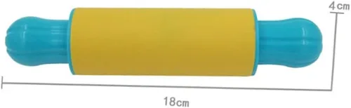 Miniatura 4 de 4 rodillos de arcilla para niños, rodillo de plastilina de colores surtidos, herramientas seguras para manualidades para niños mayores de 3 años