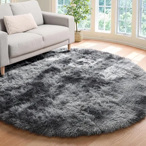 Miniatura 54 de ONASAR - Alfombra de pasillo negra de 2 x 6 pies, esponjosa, lavable, ultrasuave, afelpada, peluda, tapete para bebés, dormitorio de niños, armario