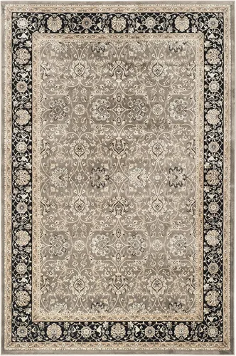 Miniatura 5 de SAFAVIEH Persian Garden Collection - Alfombra de área de 8 x 10 pies 2 pulgadas, color plateado y crema, diseño tradicional de viscosa oriental
