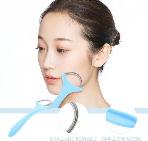 Miniatura 2 de Eliminador de vello facial Spring Face Dispositivo de eliminación de rodillos de pelo Herramienta de eliminación de cara Depiladora facial