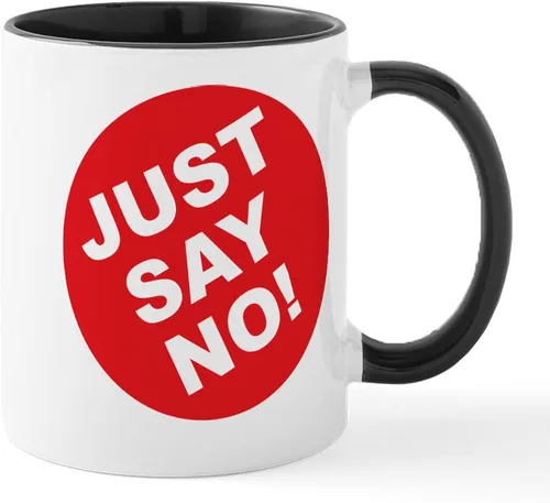 Miniatura 5 de CafePress Just Say No! Taza de café de cerámica de 11 oz (11.0 fl oz)