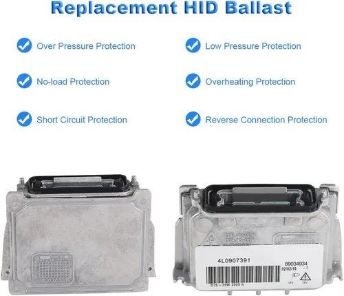 Miniatura 3 de WMPHE HID - Repuesto de balasto de xenón para faros delanteros 89034934 4L0907391 4L0907391A compatible con BMW Serie 1 Audi Q7 GMC Acadia Jeep