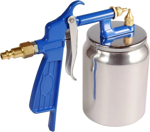 Miniatura 2 de Dynastus Pistola rociadora de aire con sifón de alimentación de succión para rociar pinturas a base de aceite o látex, con kits de filtrado