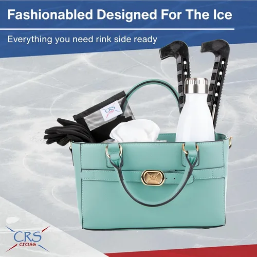 Miniatura 168 de CRS Cross Rink Side Tote. Ice Skating Accessory Bag-Figure Skating, Roller, Inline Skaters, Dance, Cheer.Organizes Guards Water Bottle Phone
