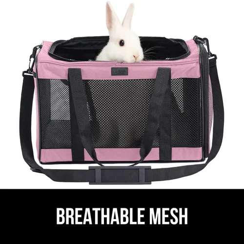 Miniatura 5 de GORILLA GRIP Transportadora de Viaje para Gatos de hasta 15 Libras, Transportadoras Suaves Plegables para Perros Pequeños, Malla Transpirable