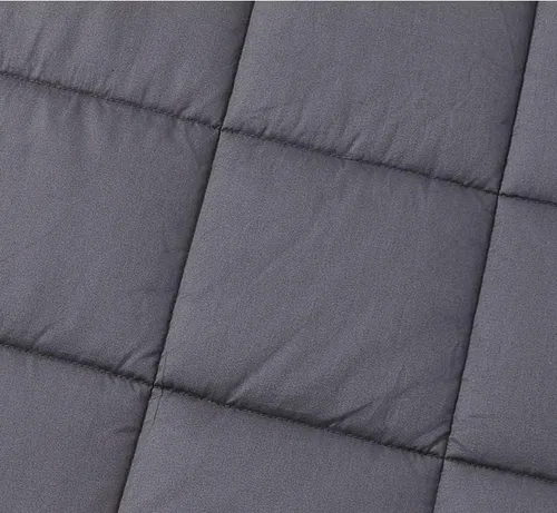 Miniatura 4 de Medline Manta con peso para adultos y funda de edredón con cuentas de vidrio de primera calidad, la manta mide 15 libras, 48 x 72 pulgadas