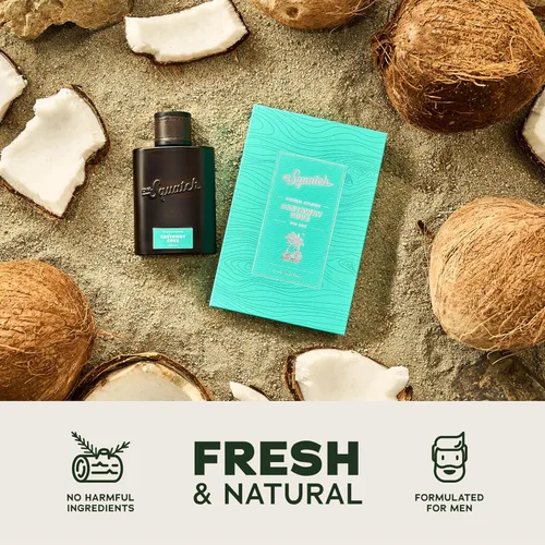 Miniatura 4 de Dr. Squatch Colonia Natural para Hombre - Fragancia de Bergamota, Lavanda y Vainilla Inspirada en Coconut Castaway - Ingredientes de Fuentes