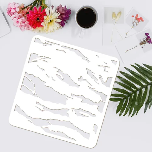 Miniatura 3 de FINGERINSPIRE 3 plantillas de camuflaje a rayas de tigre en capas de 11.8 x 11.8 pulgadas, plantillas de estampado animal para pintar patrones