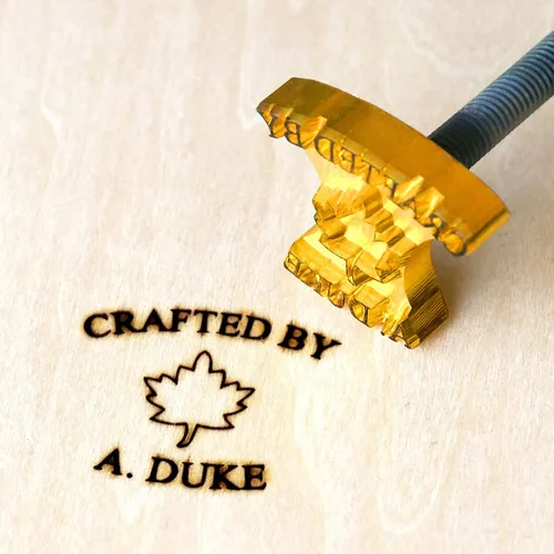 Miniatura 11 de Hierro de marca para madera, sello de hierro de marca de cuero duradero personalizado, hierro de marca de madera/regalo de boda, diseño hecho a 5.0
