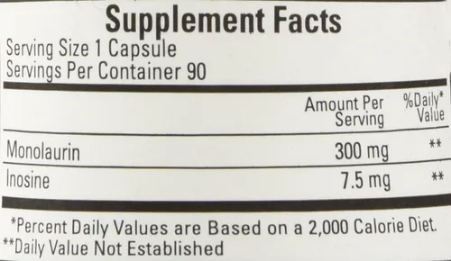 Miniatura 2 de Monolaurina 300 mg 90 Caps